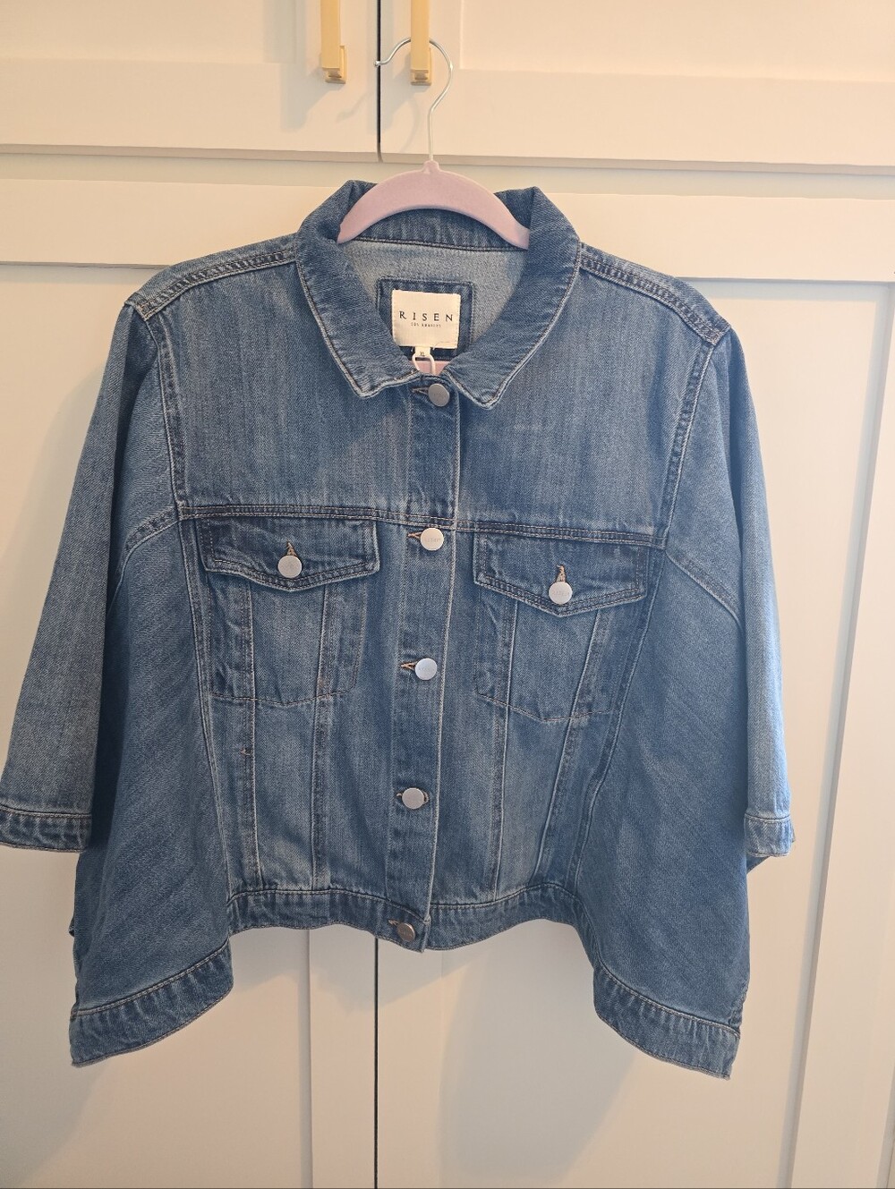 Risen Blue Denim Jean Jacket - Relaxed Fit